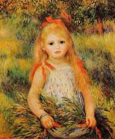 Renoir, Pierre Auguste - Little Girl with a Spray of Flowers